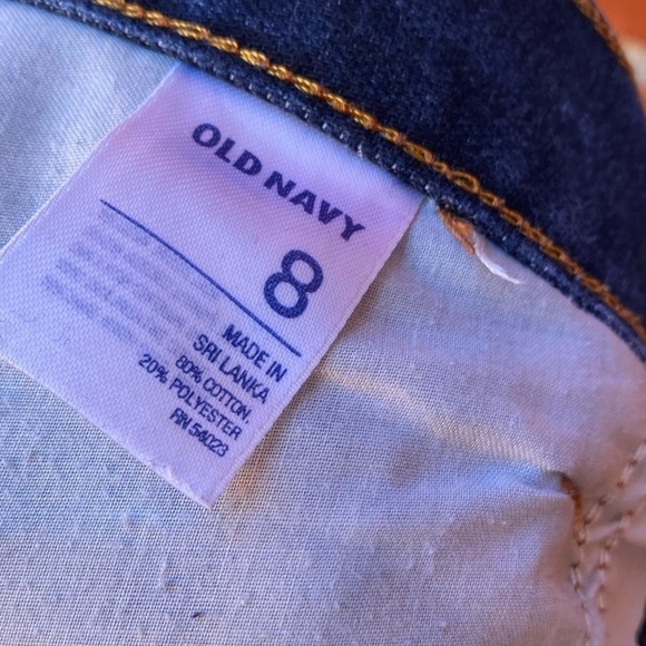 Old Navy Diva Womens 8 Blue Dark Wash Jeans Shorts - Picture 4 of 7